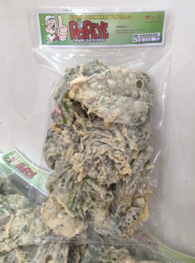 Keripik Bayam Popeye desa rejosari